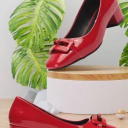Elle Women's Red Casual Pumps-image-75
