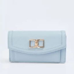 Ginger by Lifestyle Blue Textured Sling Handbag-image-36