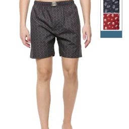 Force NXT Multicolored Cotton Regular Fit Printed Boxers - Pack Of 3-image-71