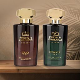 FRENCH ESSENCE Men Set Of 2 Oud & Intimate Long Lasting Eau De Parfum - 30 ml Each-4