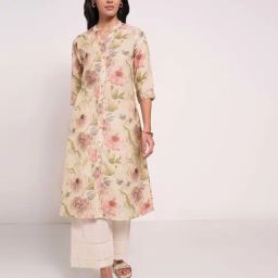 Rangmanch by Pantaloons White Printed Kurtas-image-90