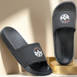 Woodland Men's Black Slides-14