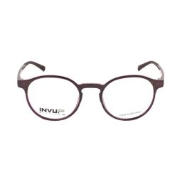 INVU G4008A Purple Full Rim Round Frame-image-82
