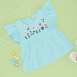 Pantaloons Baby Girls Watersprout Embroidery Top-image-94