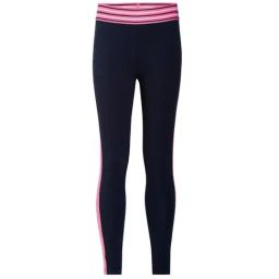 Jockey Kids Black & Pink Solid Leggings-image-54