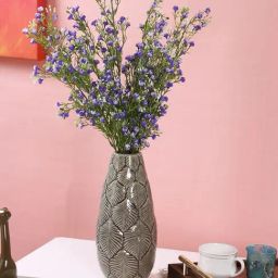 Tayhaa Grey Ceramic Flower Vase-13