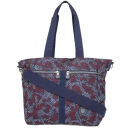 Baomi Blue & Red Printed Medium Shoulder Bag-6