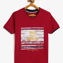Duke Kids Red Printed T-Shirt-image-22