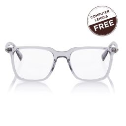 Shisen Fox Grey Rectangular Unisex Computer Lenses image 2