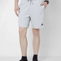 KAPPA Grey Regular Fit Shorts-3