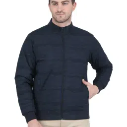 Monte Carlo Navy Regular Fit Printed Jacket-20