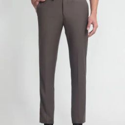 Arrow Grey Slim Fit Trousers-picture-44