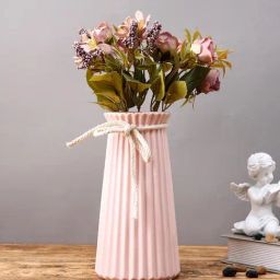 Tayhaa Pink Ceramic Flower Vase-image-85