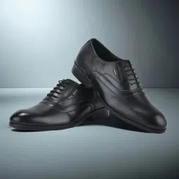 Woodland Men's Black Oxford Shoes-image-63