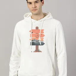 LEON Men Nature Board Printed Hooded Sweatshirt-picture-15