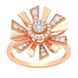 Malabar Gold and Diamonds 18k Gold Cocktail Ring for Women-image-81