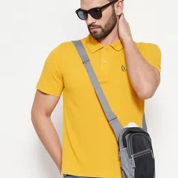 Moda Rapido Men Polo Collar Applique T-shirt-picture-6