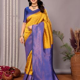 Vastravatika Woven Design Zari Kanjeevaram Saree-picture-41