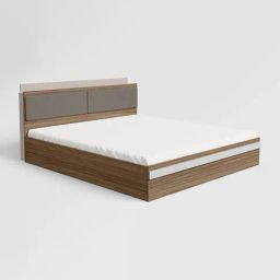 Godrej Interio Conflux Brown Engineered Wood King Bed-image-93
