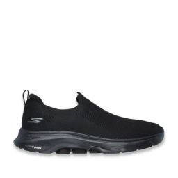 Skechers Men's GO WALK 7 Black Walking Shoes-19