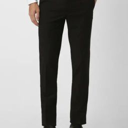 Van Heusen Black Slim Fit Trousers-image-62