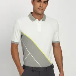Peter England White Regular Fit Polo T-Shirt-image-31