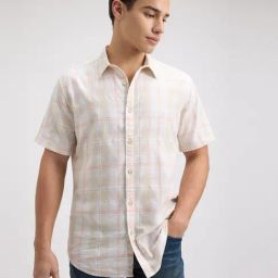 Pepe Jeans Beige Regular Fit Checks Shirt-picture-44