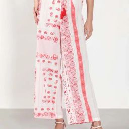 Vero Moda Pink-A-Boo Printed Casual Trousers-image-63