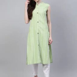 Stylum Pista Green Printed Straight Kurta-picture-26