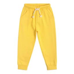 MINIKLUB Boys Yellow Solid 1 Joggers-picture-6