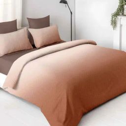 Ariana FLORENCE Peach Cotton 210 TC Double Size Bedsheet With 2 Pillow Covers-image-44