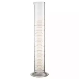 ABGIL Graduated Cylinder Single Metric Scale with Pour Out and Round Base Class B Accuracy 5 L Amber MS-AC-183-11 image 1