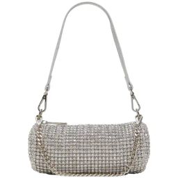 ALDO Silver Embellished Medium Shoulder Handbag-15
