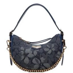 ALDO Medium Blue Textured Medium Shoulder Handbag-image-19