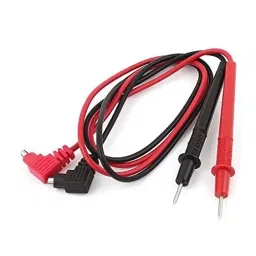 TECHDELIVERS Banana Plug Digital Multimeter Probe Wires Test Tester Lead Red & Black, 1 Pair-10