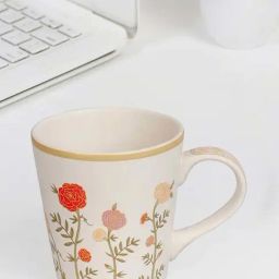 Fabindia Sahir Multicolor Ceramic Decaled Coffee Mug (300 ML)-image-69