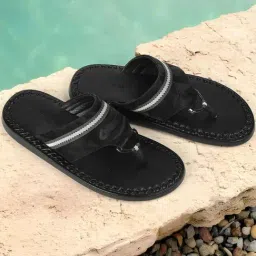 Metro Men's Black Casual Sandals-picture-24