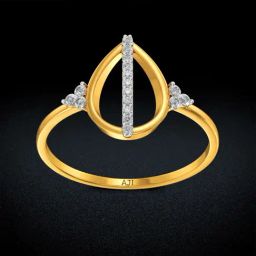 Joyalukkas 18k Gold Cascade Diamond Casual Ring for Women-image-26