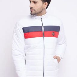 Duke White Regular Fit Quilted Jacket-picture-35