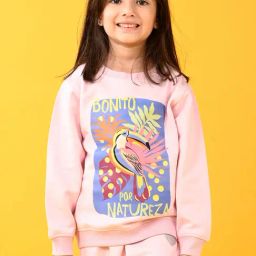 Anthrilo Girls Pink Printed Full Sleeves Sweatshirt-image-42