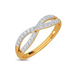 Kisna Diamond & Gold Jewellery Idhika 18k (750) Diamond & Gold Ring For Women-image-63