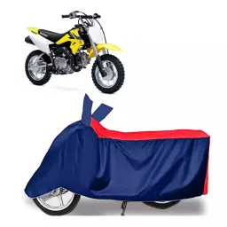 Auto Pearl Two Wheeler Cover with Bag for Suzuki DR-Z50 BS6, Red & Blue-picture-29