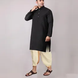 ADARNIYA Men Embroidered Straight Kurta Set-image-31