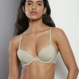 CALVIN KLEIN Green Plain Everyday Bra-picture-48