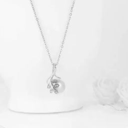 GIVA 92.5 Sterling Silver Nature Soul Pendant with Chain-image-52
