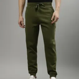 Iconic Men Solid Regular Fit Cotton Track Pants-image-22