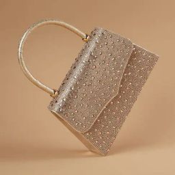 Code by Lifestyle Rose Gold Textured Sling Handbag-picture-29
