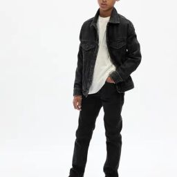 GAP Boys Black Cotton Solid Jeans-image-109