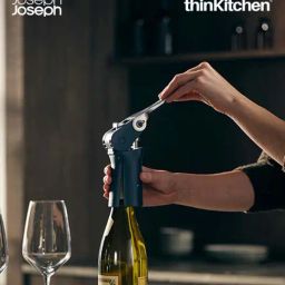 Joseph Joseph BarWise¿ Compact lever corkscrew - Blue-66