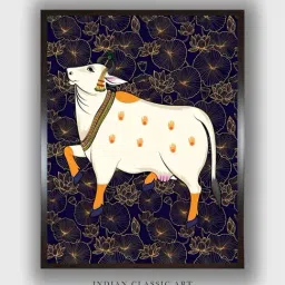 Indian Classic Art Multicolor Canvas Abstract Wall Art-image-85